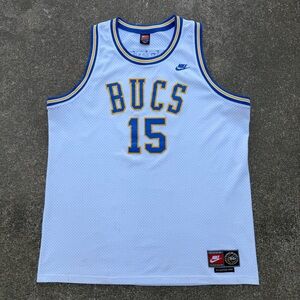 Vintage Nike Team TAG Mainland Bucs 1995 Vince Carter #15 High School Jersey XXL